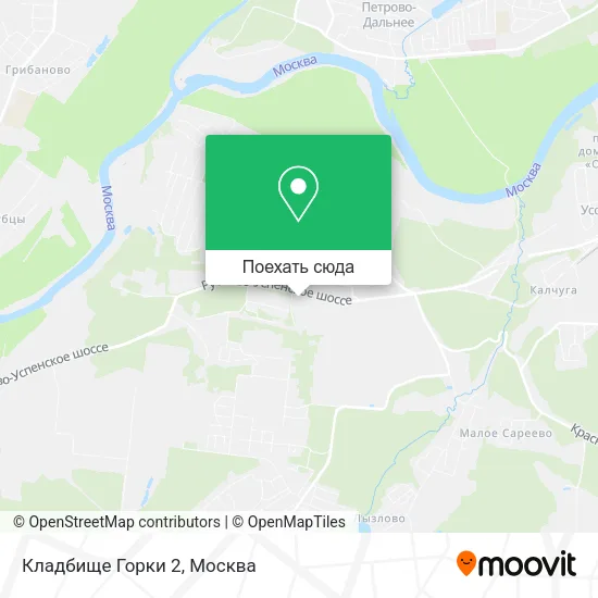 Карта Кладбище Горки 2