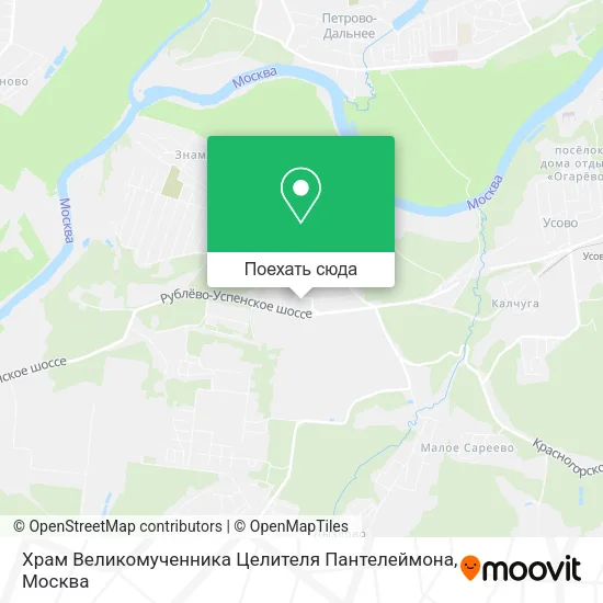 Карта Храм Великомученника Целителя Пантелеймона