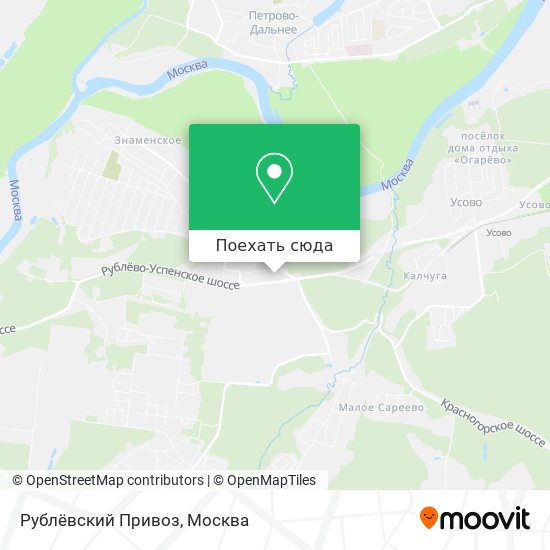 Карта Рублёвский Привоз