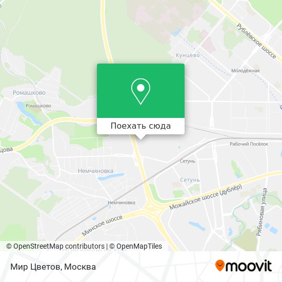 Карта Мир Цветов