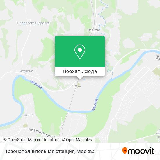 Карта Газонаполнительная станция