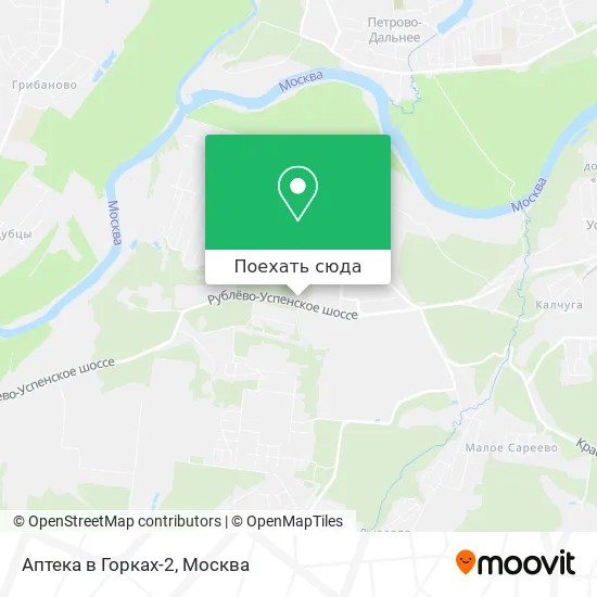 Карта Аптека в Горках-2