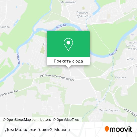 Карта Дом Молодежи Горки-2