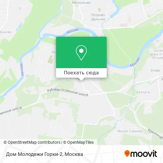 Карта Дом Молодежи Горки-2