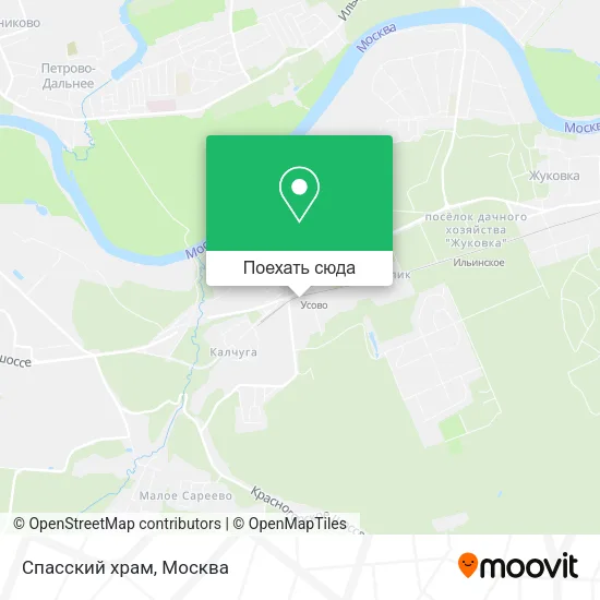Карта Спасский храм