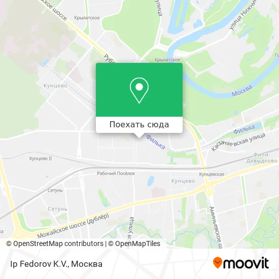 Карта Ip Fedorov K.V.