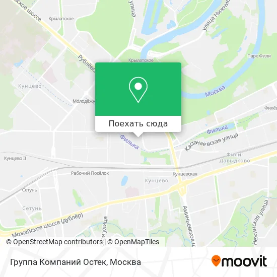 Карта Группа Компаний Остек