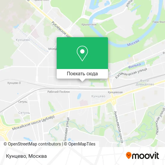 Карта Кунцево