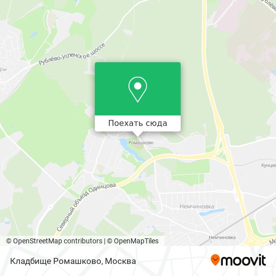 Карта Кладбище Ромашково