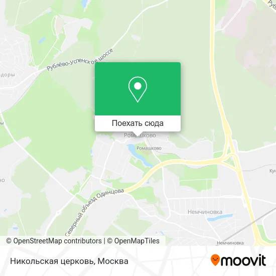 Карта Никольская церковь