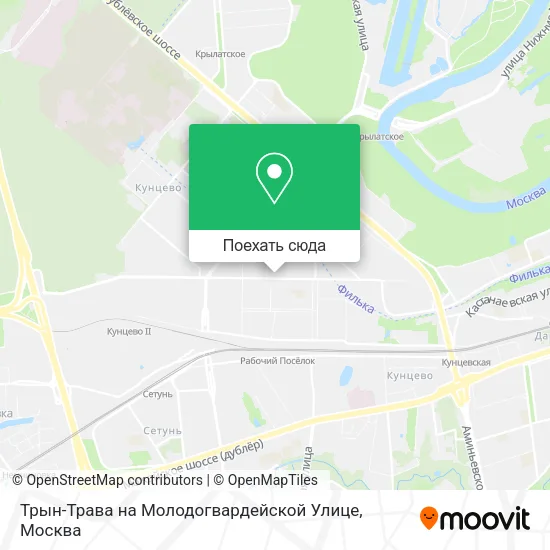 Карта Трын-Трава на Молодогвардейской Улице