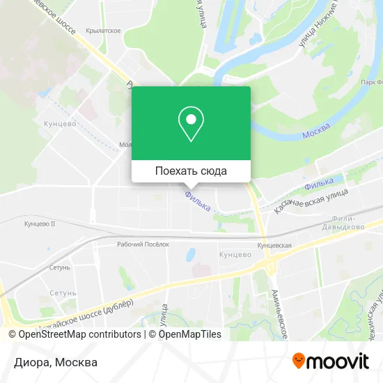 Карта Диора