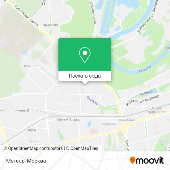 Карта Метеор