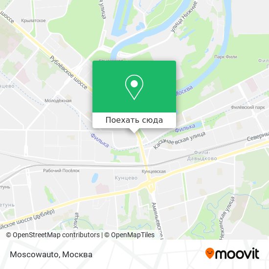 Карта Moscowauto