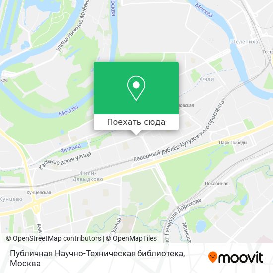 Карта Публичная Научно-Техническая библиотека