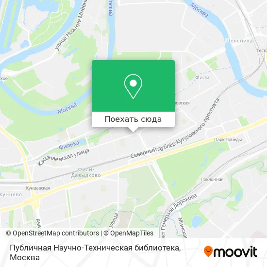 Карта Публичная Научно-Техническая библиотека