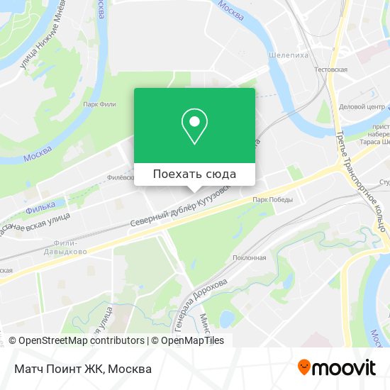 Карта Матч Поинт ЖК