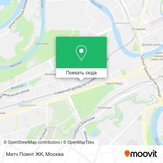 Карта Матч Поинт ЖК