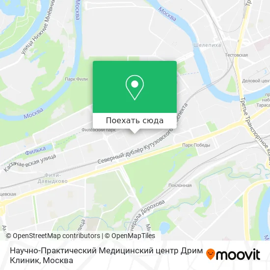 Карта Научно-Практический Медицинский центр Дрим Клиник