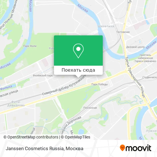 Карта Janssen Cosmetics Russia