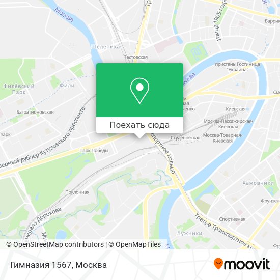 Карта Гимназия 1567
