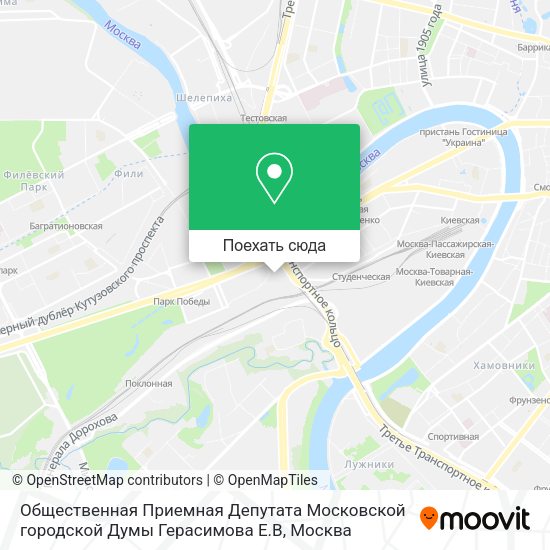 Карта Общественная Приемная Депутата Московской городской Думы Герасимова Е.В