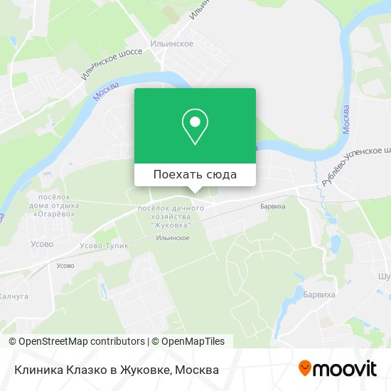 Карта Клиника Клазко в Жуковке