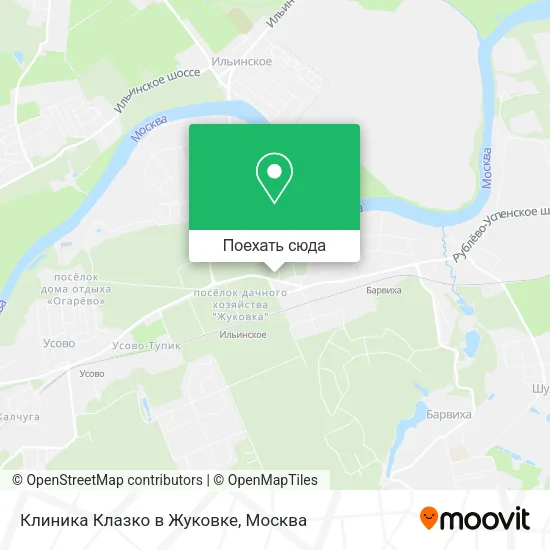 Карта Клиника Клазко в Жуковке