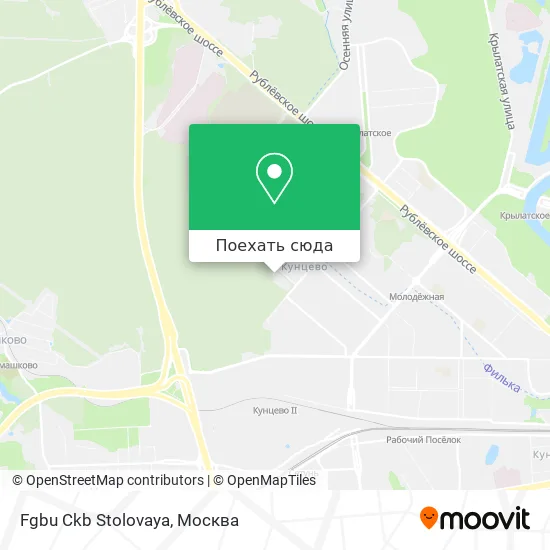 Карта Fgbu Ckb Stolovaya