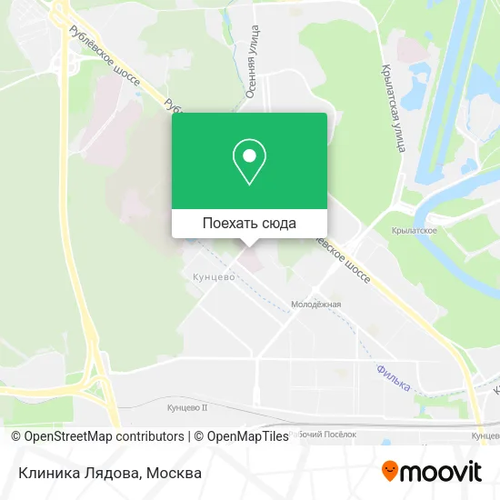 Карта Клиника Лядова
