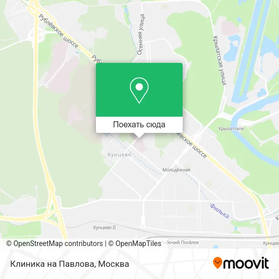 Карта Клиника на Павлова