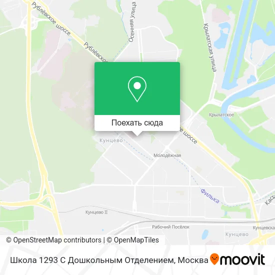 Карта Школа 1293 С Дошкольным Отделением