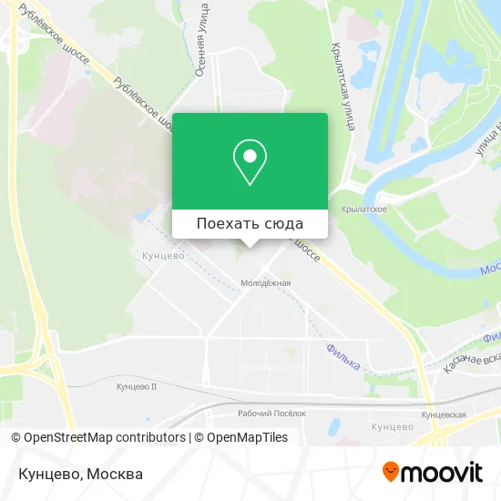Карта Кунцево