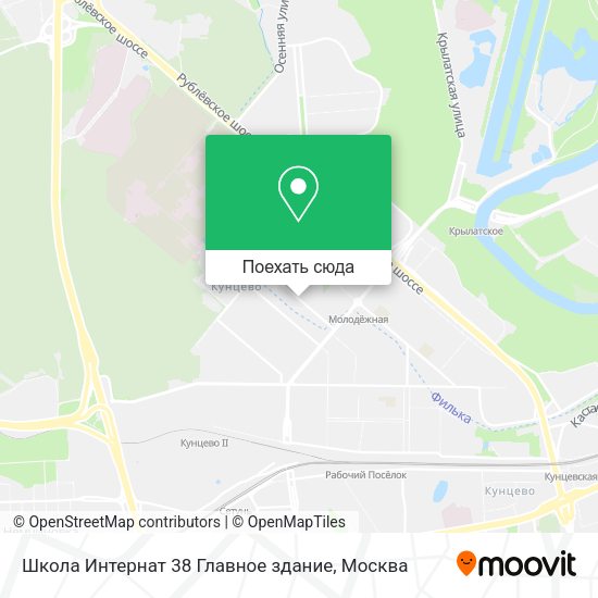 Карта Школа Интернат 38 Главное здание