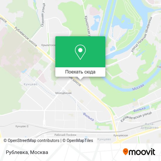 Карта Рублевка