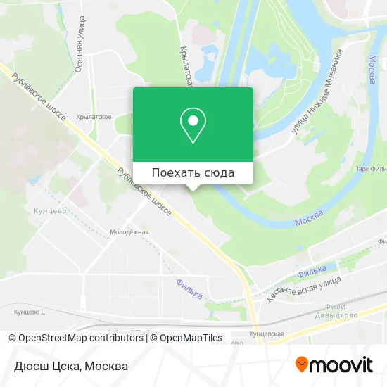Карта Дюсш Цска