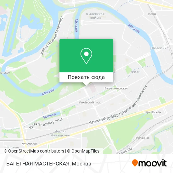 Карта БАГЕТНАЯ МАСТЕРСКАЯ