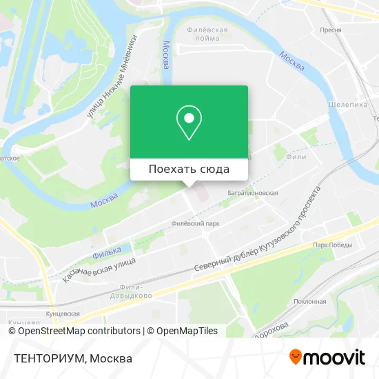 Карта ТЕНТОРИУМ