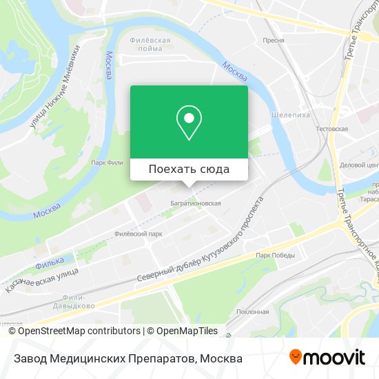 Карта Завод Медицинских Препаратов