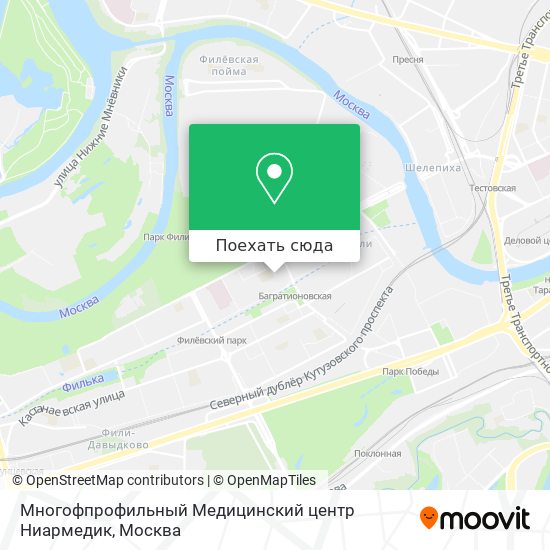 Карта Многофпрофильный Медицинский центр Ниармедик