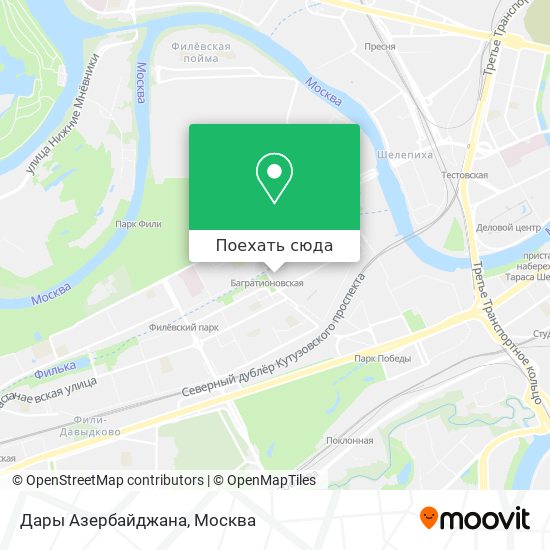 Карта Дары Азербайджана