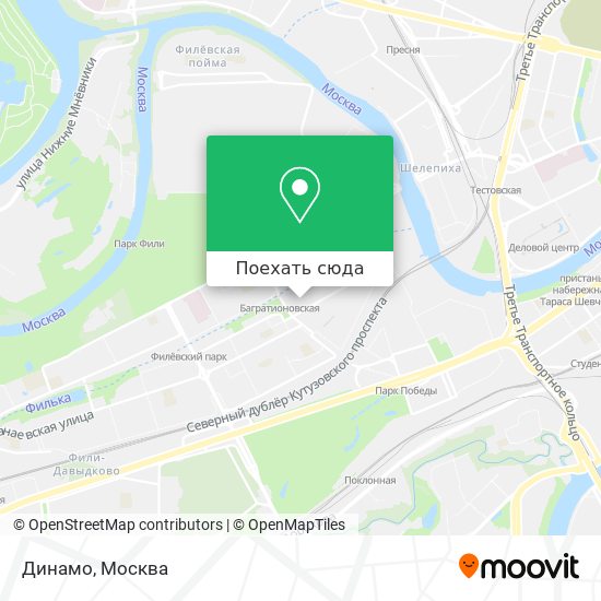 Карта Динамо