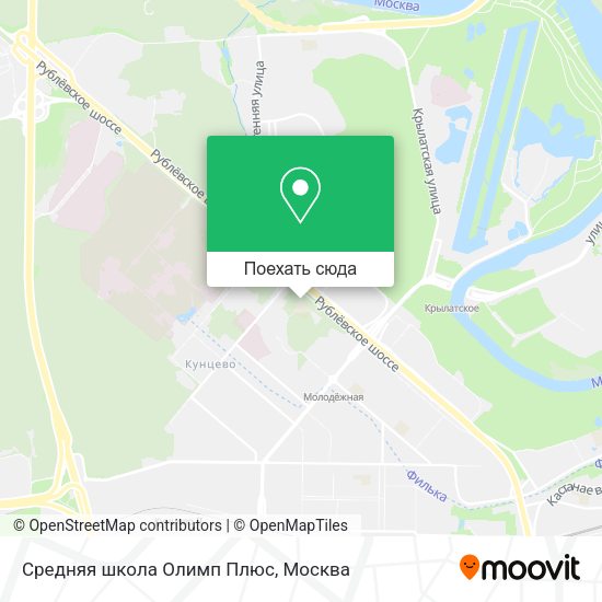 Карта Средняя школа Олимп Плюс