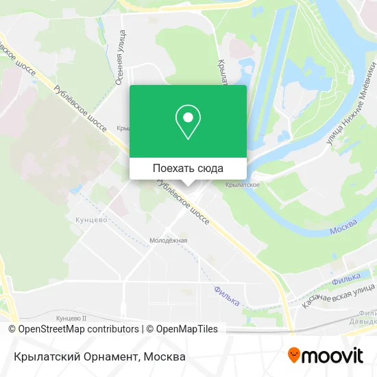 Карта Крылатский Орнамент