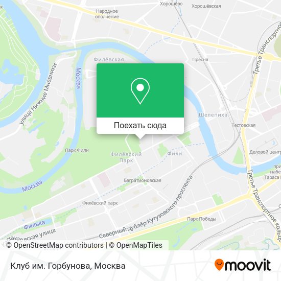 Карта Клуб им. Горбунова