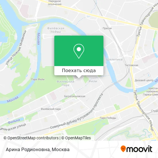 Карта Арина Родионовна