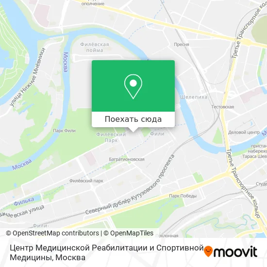 Карта Центр Медицинской Реабилитации и Спортивной Медицины