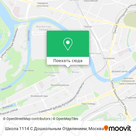 Карта Школа 1114 С Дошкольным Отделением