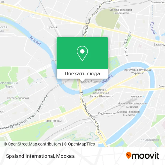 Карта Spaland International