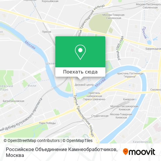 Карта Российское Объединение Камнеобработчиков